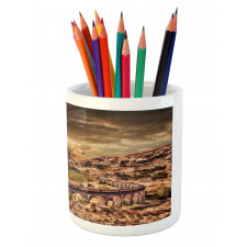 Famous Train Station Pencil Pen Holder