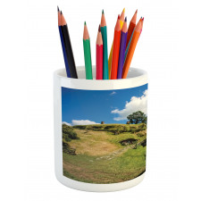 Overhill Hobbit Village Pencil Pen Holder