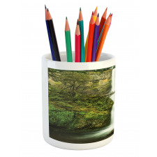 Waterfall Oregon Bridge Pencil Pen Holder