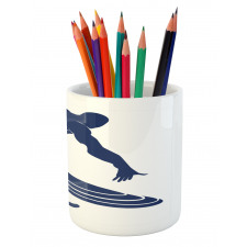 Muscular Hero Man Pencil Pen Holder