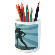 Unisex Costume Cape Pencil Pen Holder