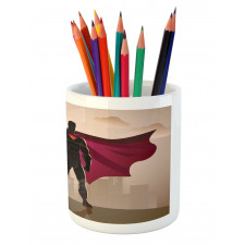 City Hero Hot Couple Pencil Pen Holder