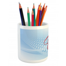 Digital Futuristic Style Pencil Pen Holder