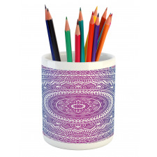 Mandala Pattern Pencil Pen Holder