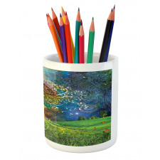 Mother Earth Theme Pencil Pen Holder