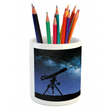 Milky Way Nİght Galaxy Pencil Pen Holder