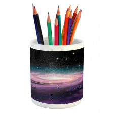 Galaxy in Outer Space Pencil Pen Holder