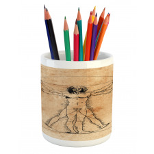 Human Painting Pencil Pen Holder