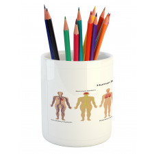 Skeleton System Pencil Pen Holder