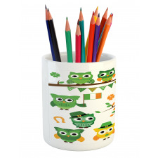 Ir˝sh Owls Pencil Pen Holder