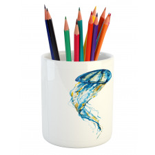 Jellyfish Exotic Sea Pencil Pen Holder