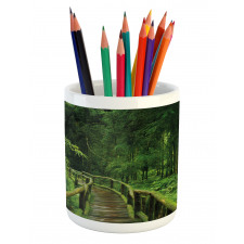 Tropical Thailand Forest Pencil Pen Holder