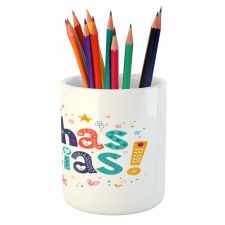 Spanish Thanks Words Pencil Pen Holder