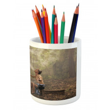 Forest Birds Eco Pencil Pen Holder