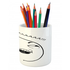 Happy Boy Meme Emojis Pencil Pen Holder