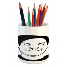 Oh Crap Troll Face Guy Pencil Pen Holder