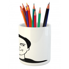 Oh Crap Troll Face Guy Pencil Pen Holder