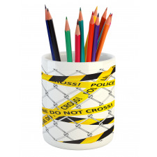 Crime Scene Bands Pencil Pen Holder