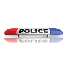 Police Car Sirens Blue Pencil Pen Holder