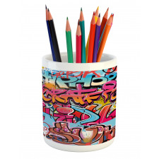 Hip Hop Street Art Pencil Pen Holder