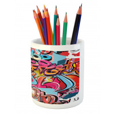 Hip Hop Street Art Pencil Pen Holder