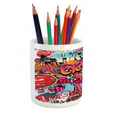 Hip Hop Street Art Pencil Pen Holder