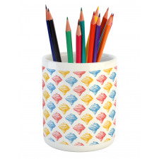 Ice Cream Cones 50s Time Pencil Pen Holder