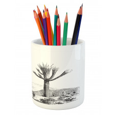 Sketchy Mexican View Pencil Pen Holder