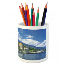 Landscape of Lake Como Pencil Pen Holder