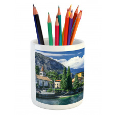 Landscape of Lake Como Pencil Pen Holder