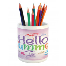 Summer Motivational Pencil Pen Holder