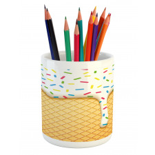 Melting Ice Cream Cones Pencil Pen Holder