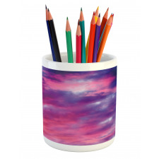 Cloudy Sunset Pencil Pen Holder