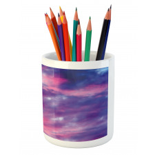 Cloudy Sunset Pencil Pen Holder