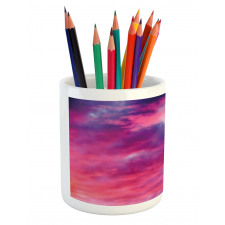 Cloudy Sunset Pencil Pen Holder