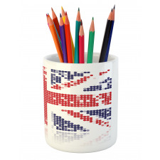 Grunge Kingdom Flag Pencil Pen Holder