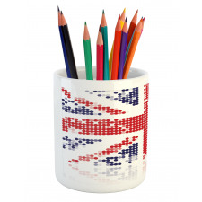 Grunge Kingdom Flag Pencil Pen Holder