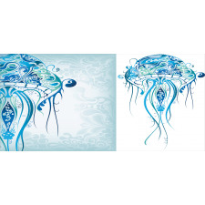 Ocean Jellyfish Paisley Pencil Pen Holder