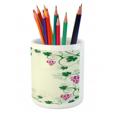 Grape Vines Fruit Garden Pencil Pen Holder