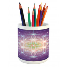 Sign of Cosmos Folk Pencil Pen Holder