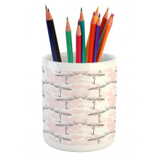 Hearts Love Valentines Pencil Pen Holder