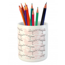 Hearts Love Valentines Pencil Pen Holder