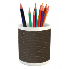 Hope Love Fun Happy Words Pencil Pen Holder