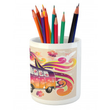 Peace Van Funny Pencil Pen Holder