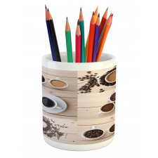 Coffee Mugs Snacks Beans Pencil Pen Holder