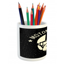 Alien Monkey Sign Pencil Pen Holder