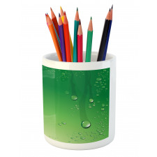 Abstract Art Water Drops Pencil Pen Holder