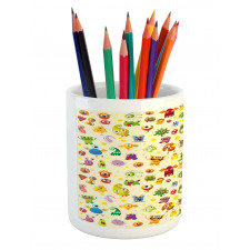 Cartoon Monsters Pencil Pen Holder