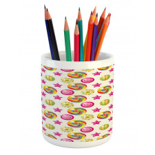 Yummy Candy Lollipop Pencil Pen Holder