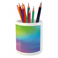 Vibrant Radiant Colors Pencil Pen Holder